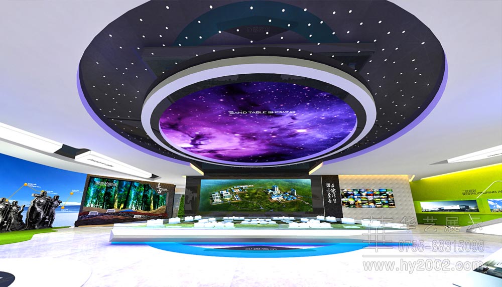 淮北蔓延,領舞華東-大型沙盤 準北新型煤化工合成材料基地展示中心大型沙盤
